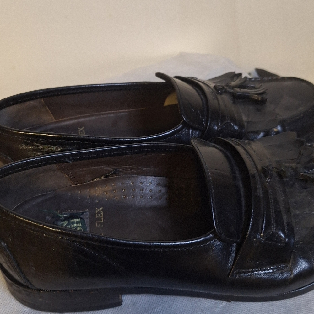 Nunn Bush Classic Black Leather Tassel Loafers Size 9.5 Med - Picture 5 of 5